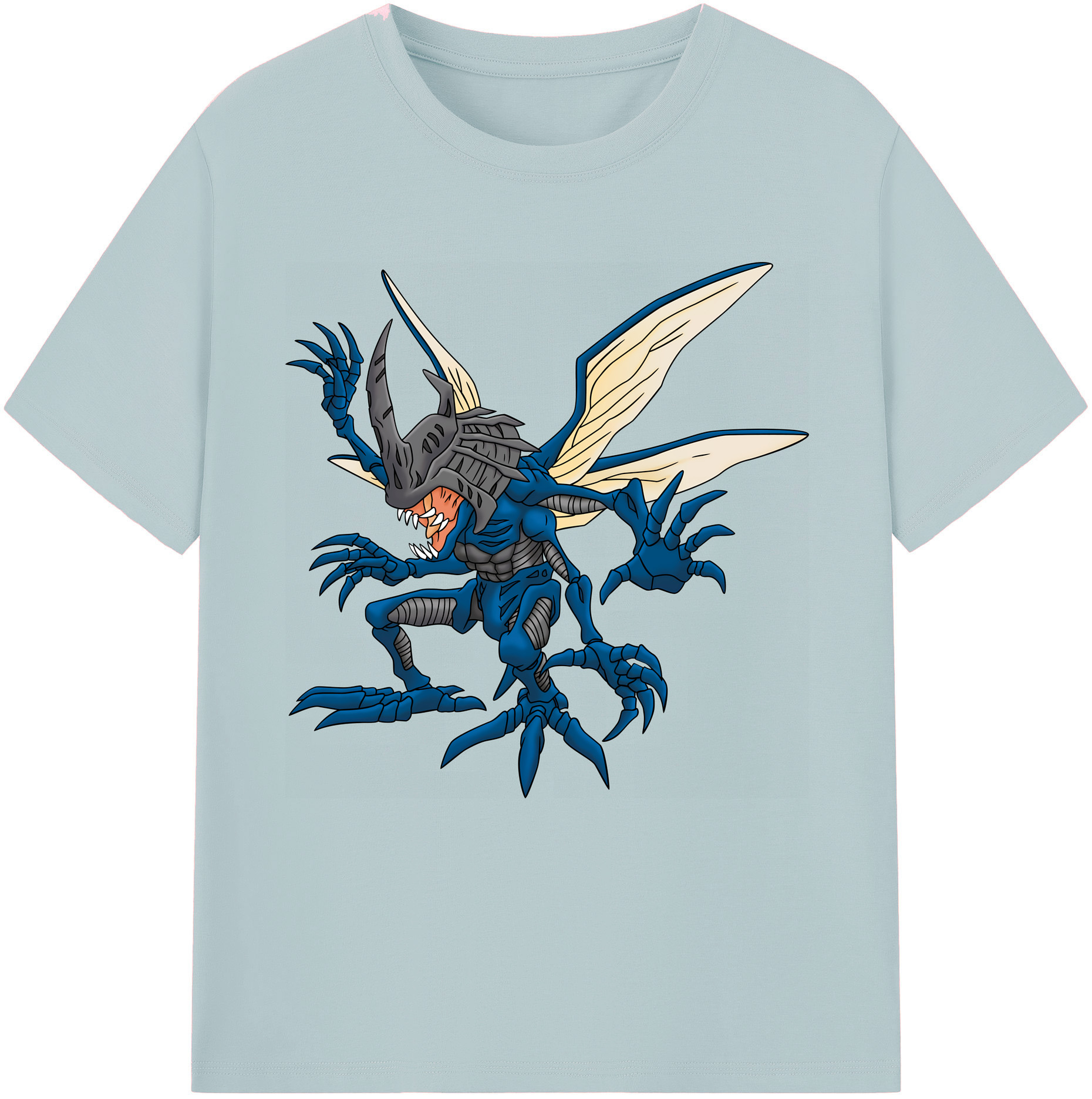 （画像用） Digimon デジタルモンスター/デジモン 綿100％半袖Tシャツ（フロントプリント）